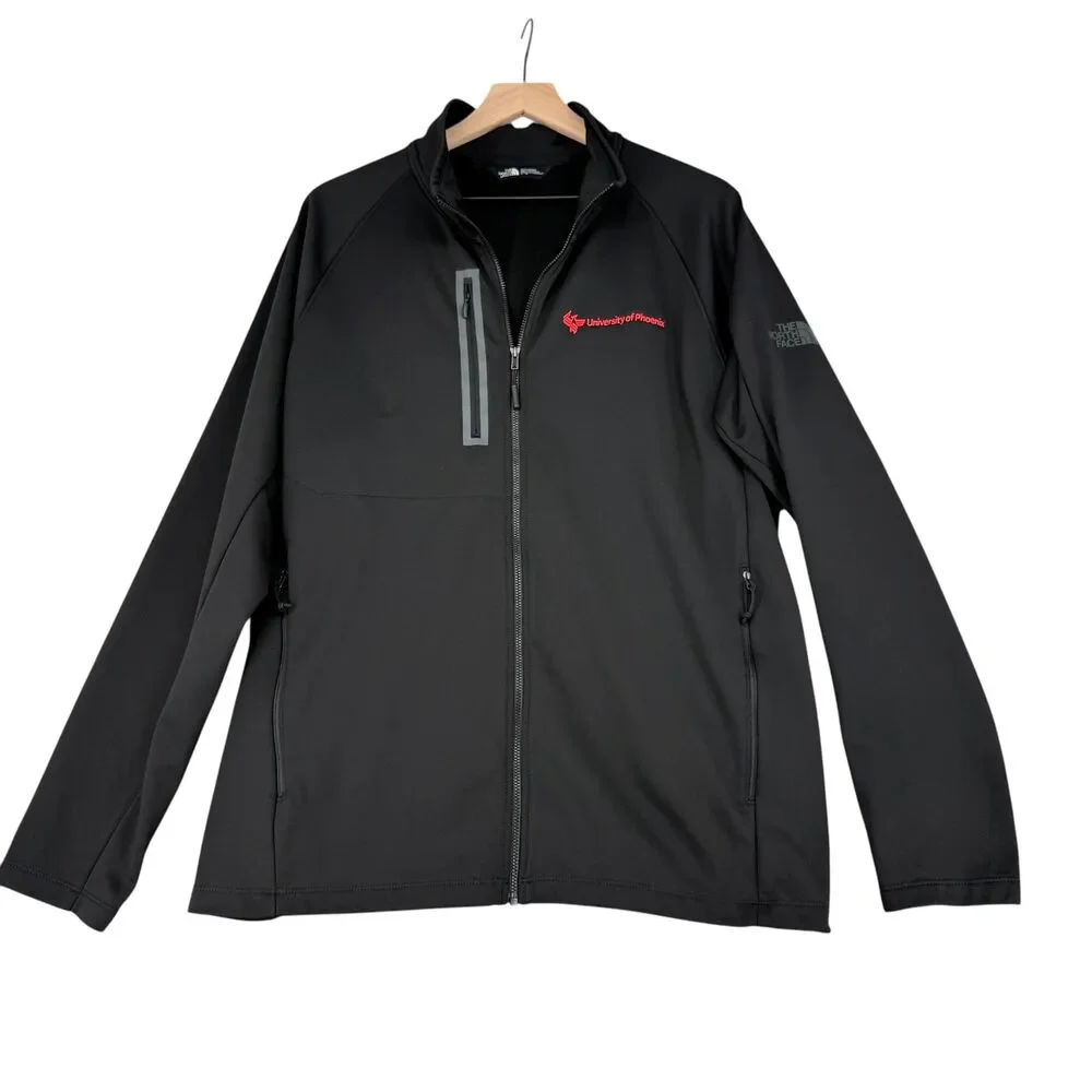 North Face Canyon Flats Fleece Jacket Men XL University of Phoenix Logo Employee